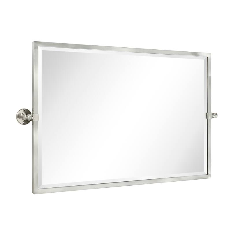 TEHOME Kenti Horizental Rectangle Metal Wall Mirror
