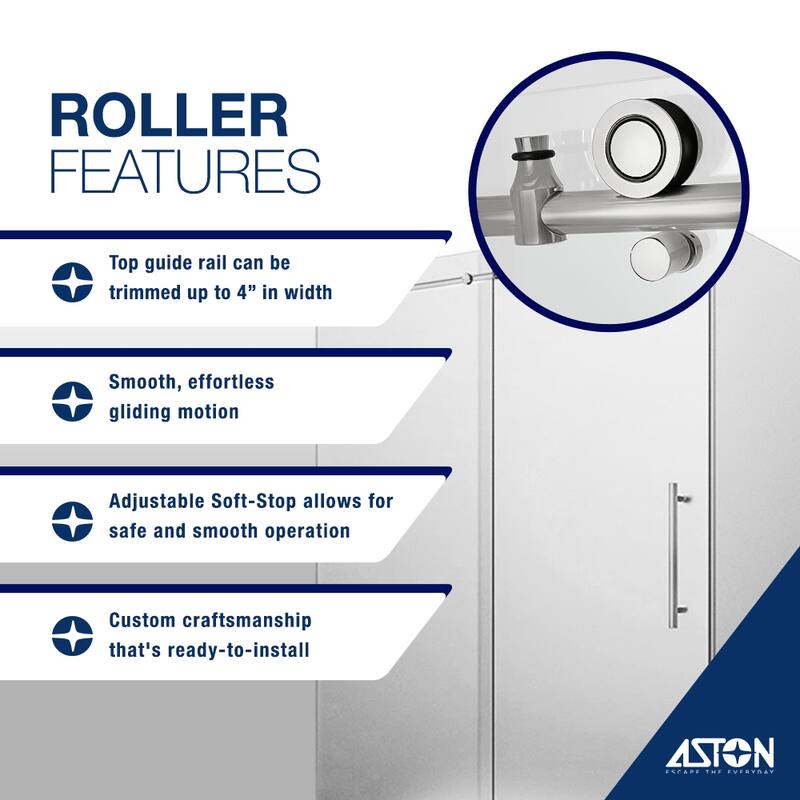 Coraline XL 56-60 in. x 34 in. x 80 in. Frameless Corner Sliding Shower Enclosure, Clear Glass, Right