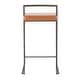 preview thumbnail 25 of 74, Carbon Loft Yadriel Industrial Antique Stackable Counter Stool (Set of 2) Camel Faux Leather