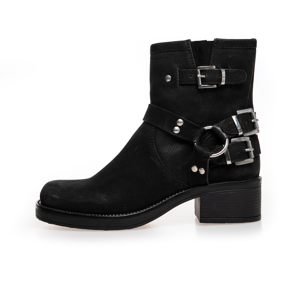 Copenhagen Shoes Magic Move Nubuck Suede Moto Bootie