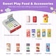 preview thumbnail 10 of 8, Gymax Kids Wooden Grocery Store Playset w/ Realistic Checkout Counter