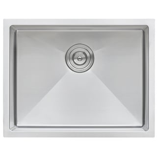RVU6100 Renewed Ruvati 23 x 18 x 12 Deep Laundry Utility Sink Undermount 16 Gauge Stainless Steel