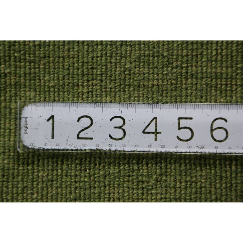 Hand Knotted Oriental 100% Wool Carpet Tribal Animal Pictorial Green Gabbeh Area Rug - 7' 7'' X 5' 4''