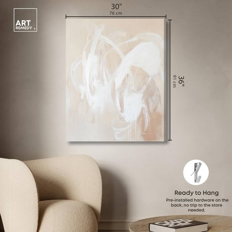 Void Symphony Haze I Canvas by Art Remedy, Gallery Wrapped