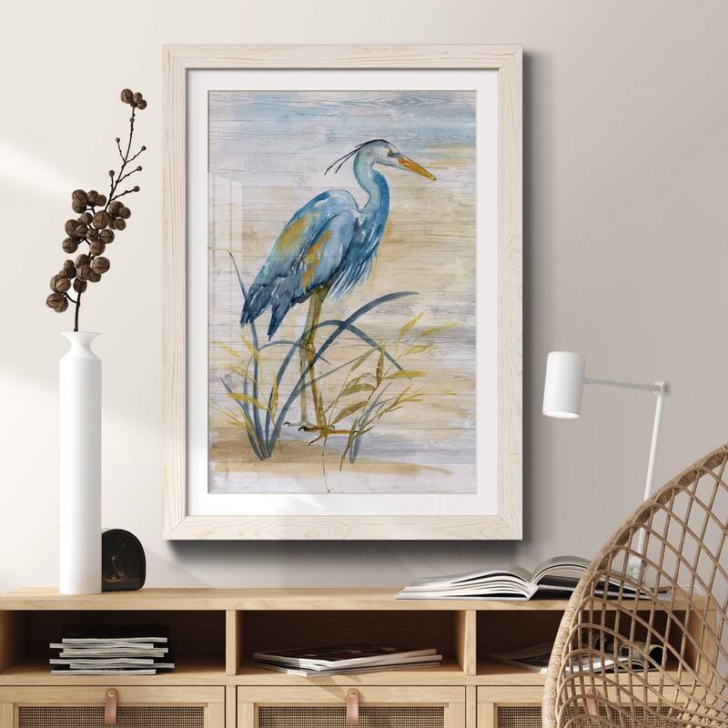 Blue Heron I-Premium Framed Print - Ready to Hang