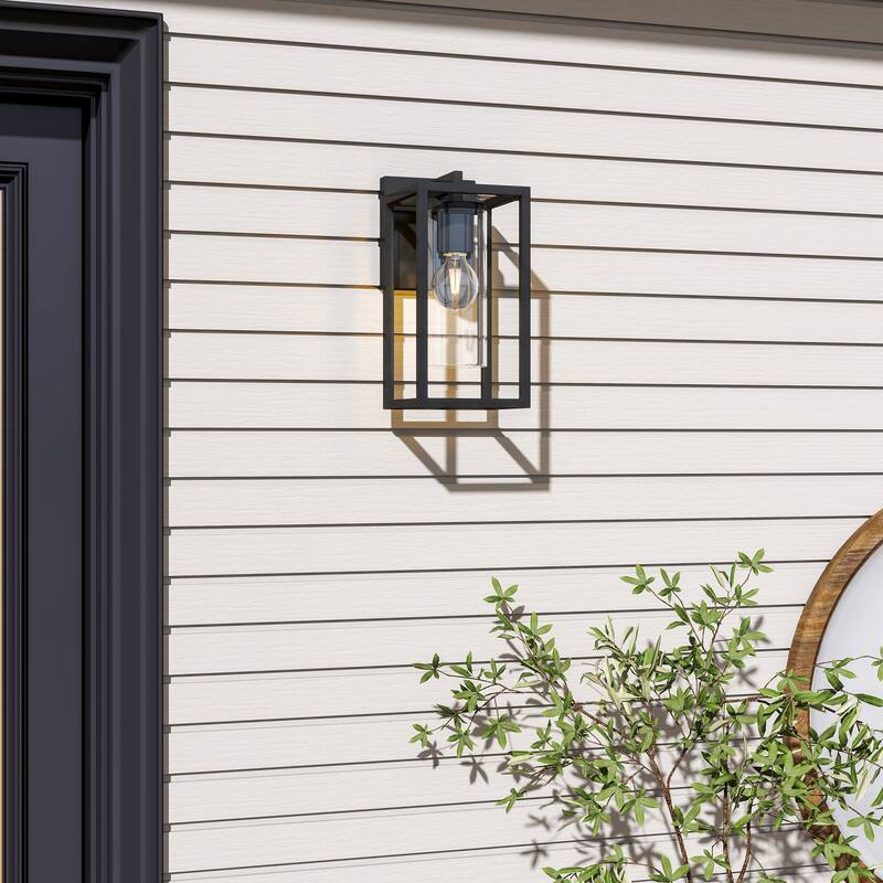 Outdoor Wall Light Lantern Sconce with Glass
