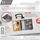 preview thumbnail 4 of 7, STYLISH 16 3/4" Dark Gray Workstation Sink Roll-up Drying Rack/Trivet