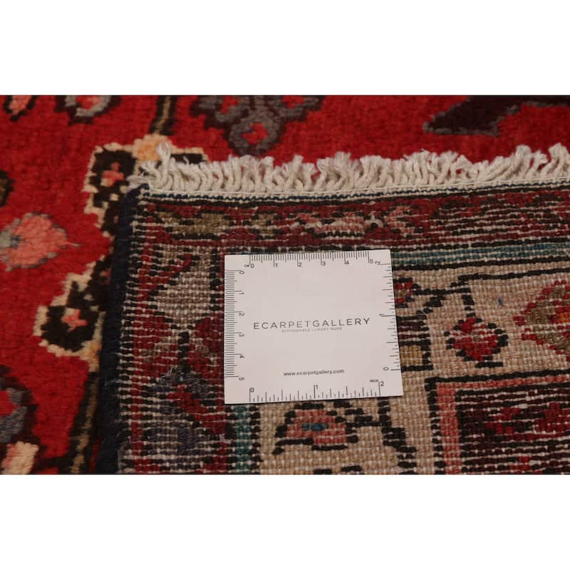 ECARPETGALLERY Hand-knotted Andelz Red Wool Rug - 3'4 x 10'8