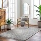 preview thumbnail 4 of 14, Nya Rustic Area Rug Light Gray/Black - 2' x 3'