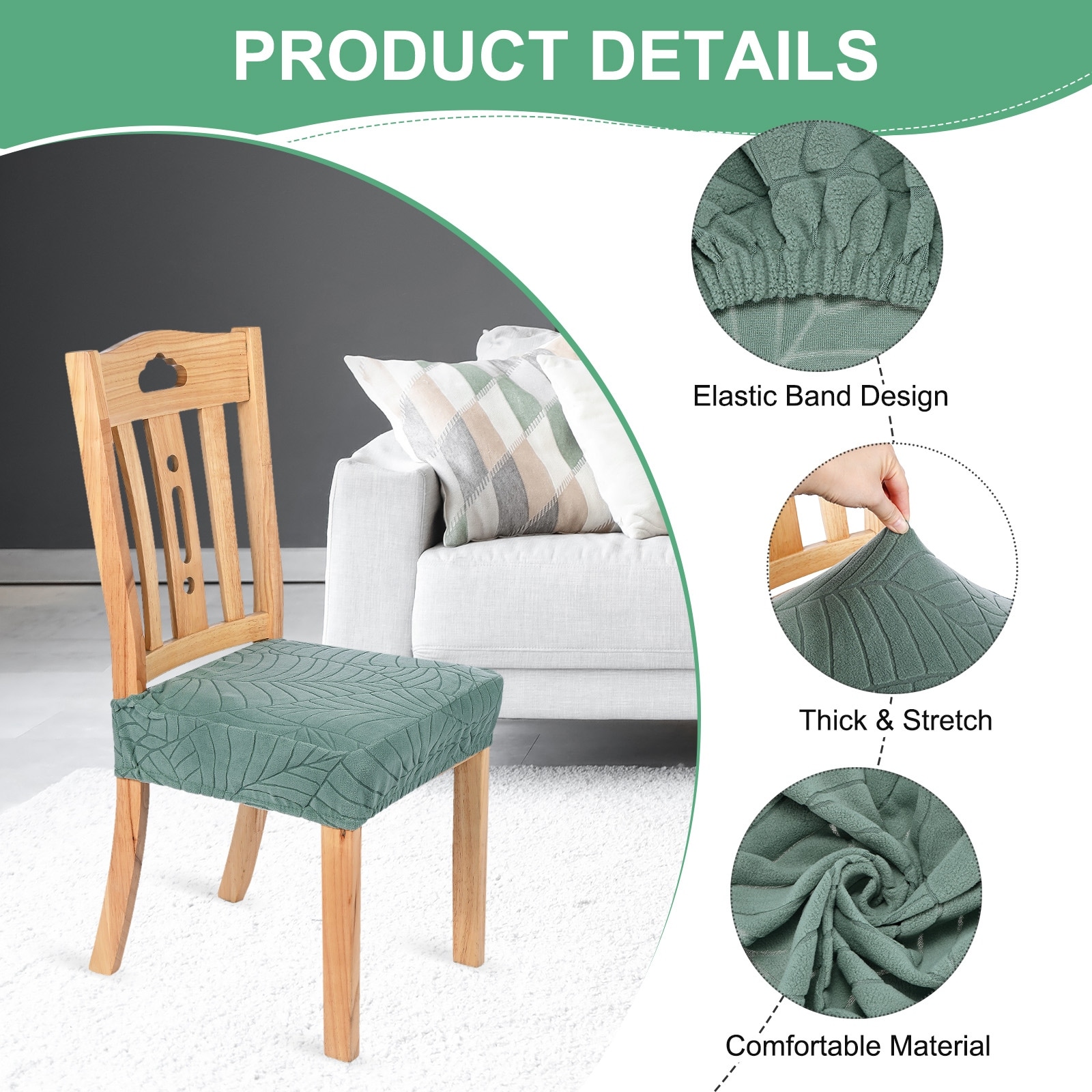 Waterproof Dining Seat Chair Covers