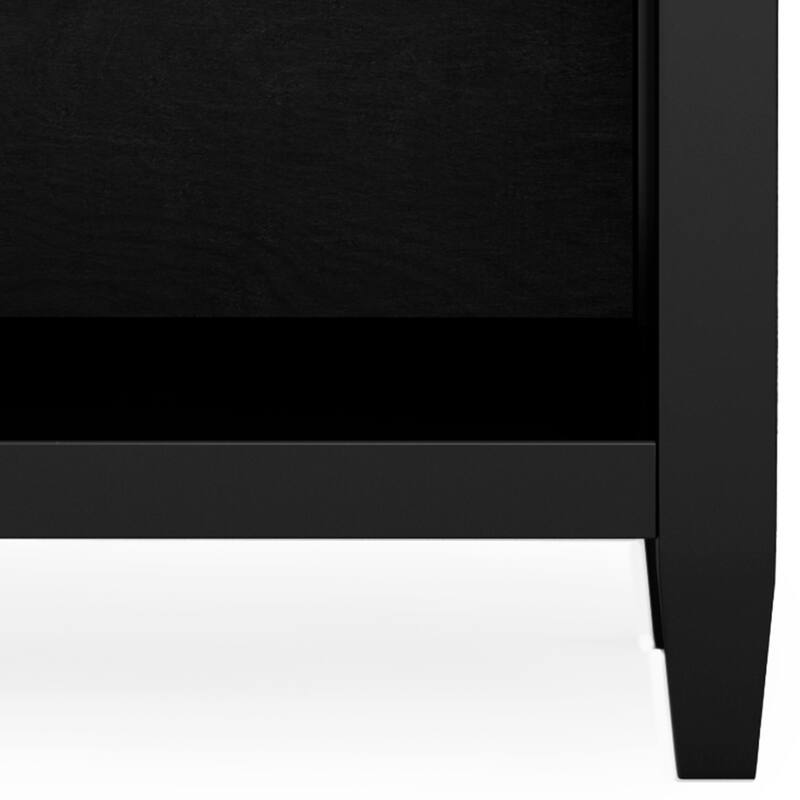 WYNDENHALL Sterling SOLID WOOD 24 inch Wide Bedside Nightstand Table
