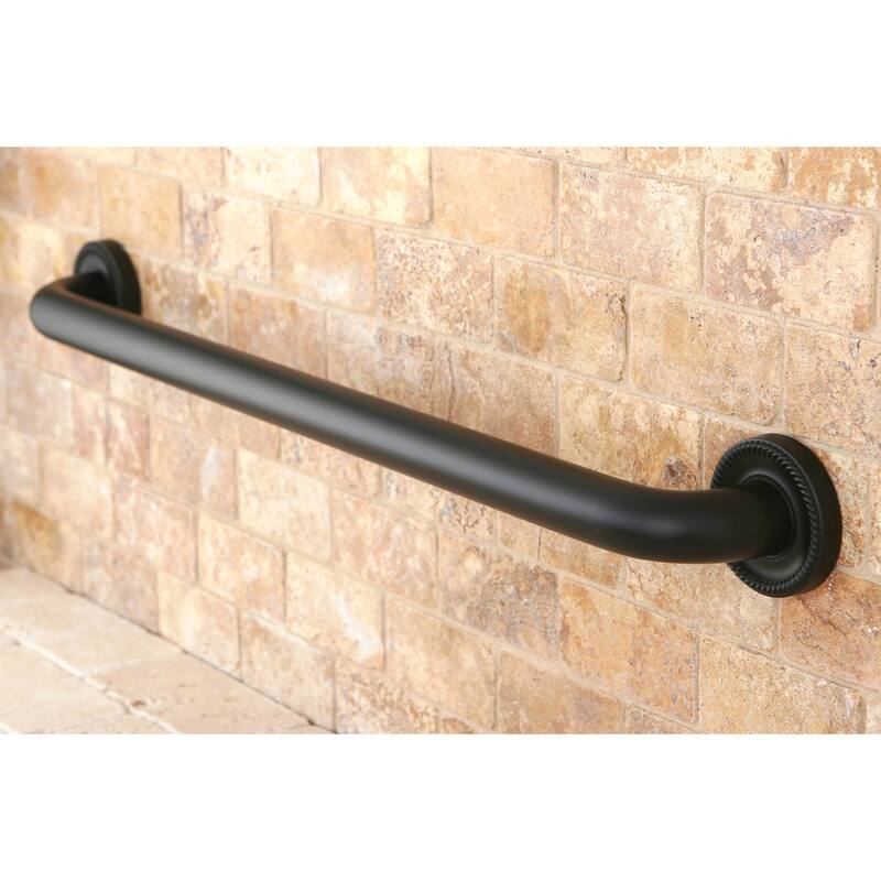 Kingston Brass Camelon 24-Inch X 1-1/4-Inch OD Grab Bar