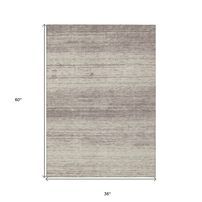 HomeRoots Striped Transitional Rectangle Outdoor Rug
