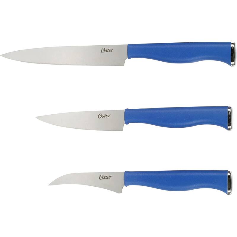 15 Piece Stainless Steel Blade Cutlery Set in Dark Blue