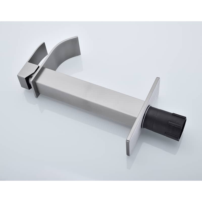 Modern Single Handle Sink Vanity Bathroom Faucet with Waterfall Spout, Anti Corrosion, Anti Rust, Easy Clean