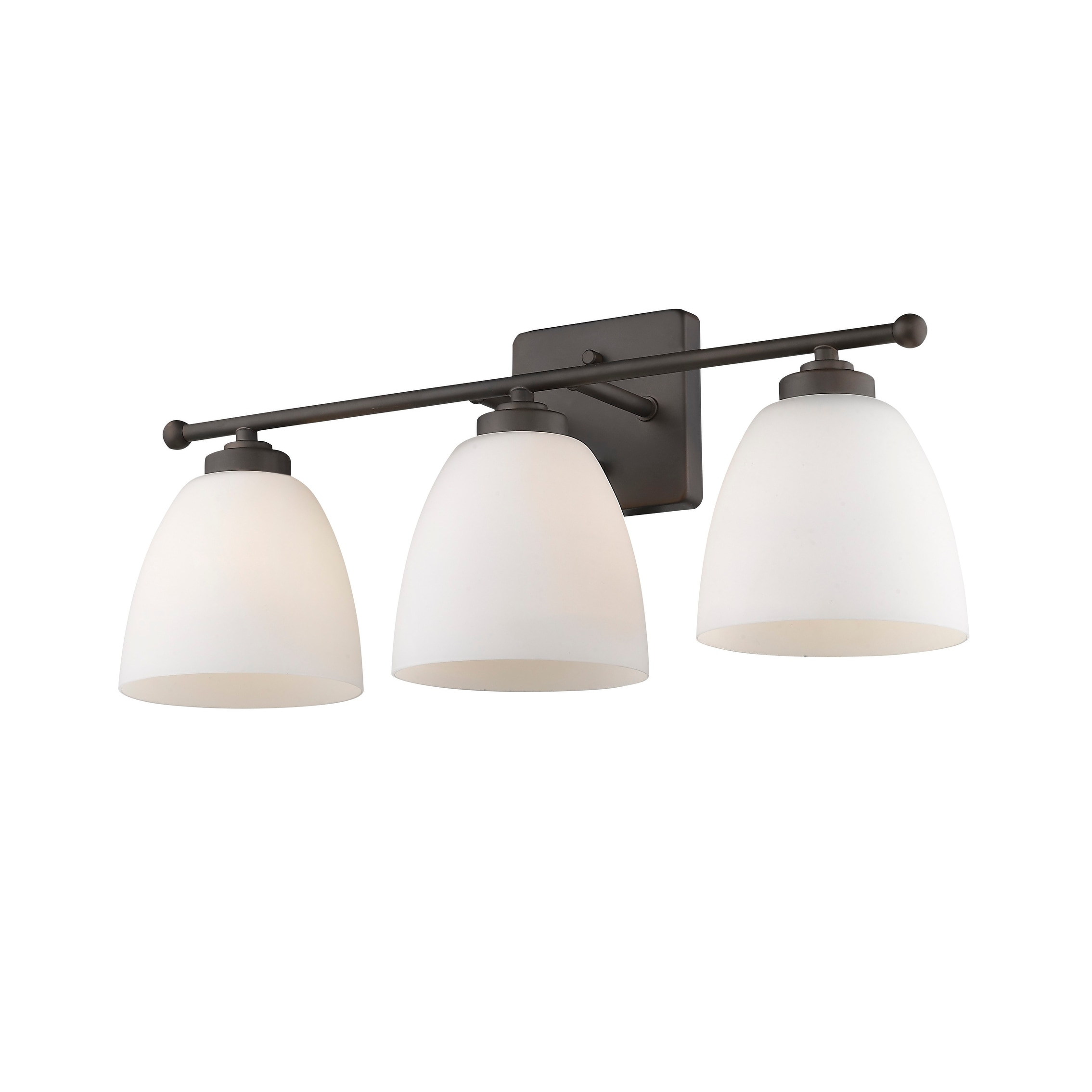 3 Light Over-Mirror Vanity Lighting in Oiled Bronze