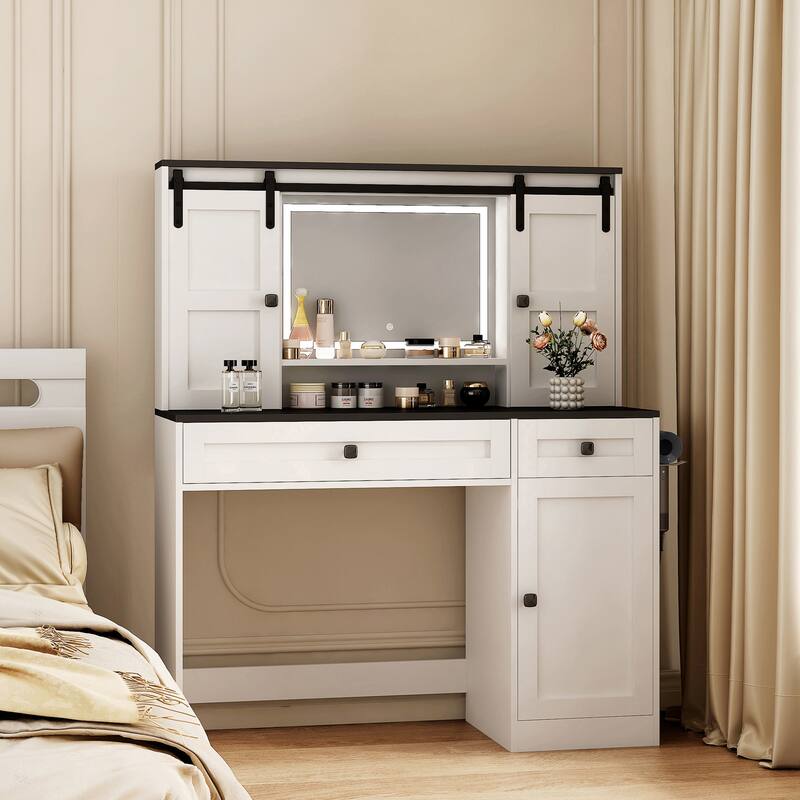Farmhouse Dressing Table Makeup Table
