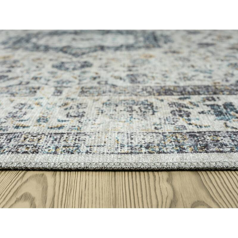Legacy Alexandria Traditional Bordered Washable Area Rug