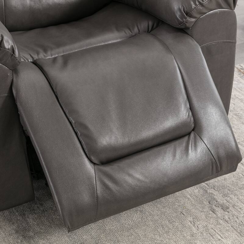 2 Seater Home Theater Recliner Manual Recliner Chair with a Storage Box and Two Cup Holders for Living Room,Bedroom