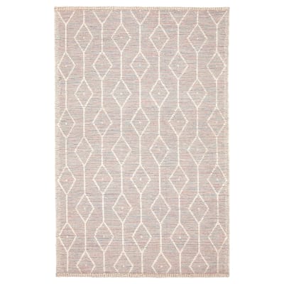ECARPETGALLERY Braid weave Sienna Pink Wool Rug - 4'11 x 7'10