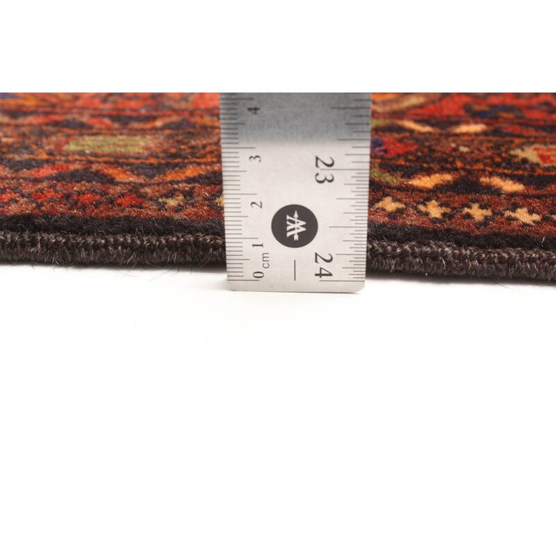 ECARPETGALLERY Hand-knotted Teimani Red Wool Rug - 2'8 x 4'0