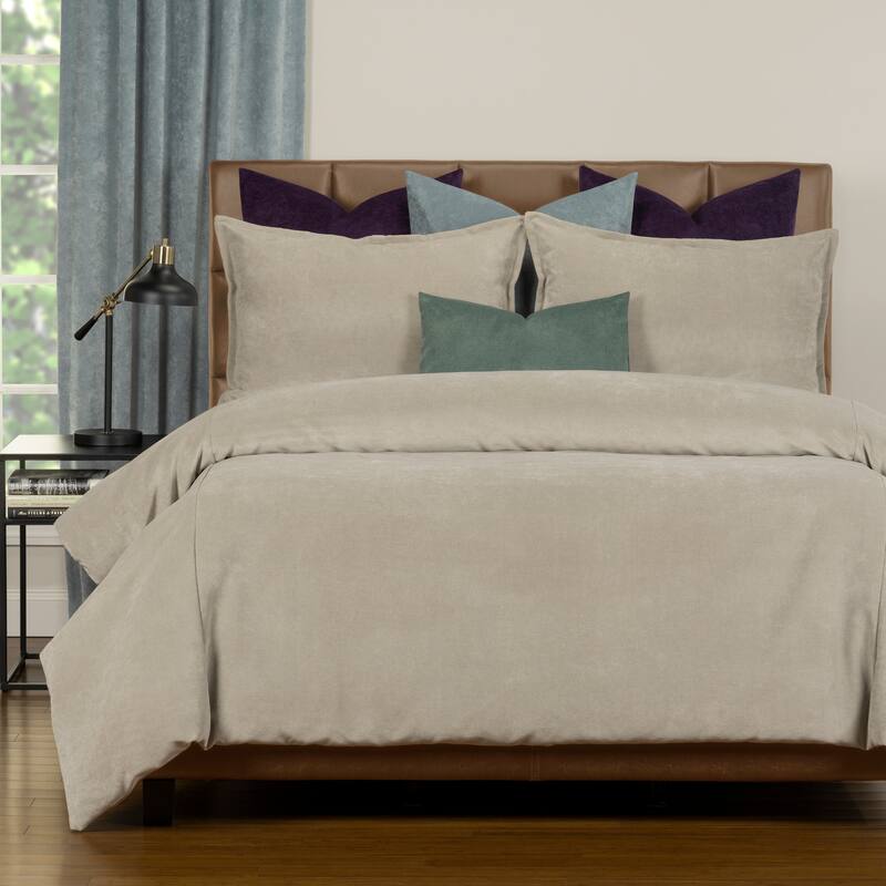 Mixology Padma 8 Piece Duvet Cover and Insert Set - Habor Grey - Twin