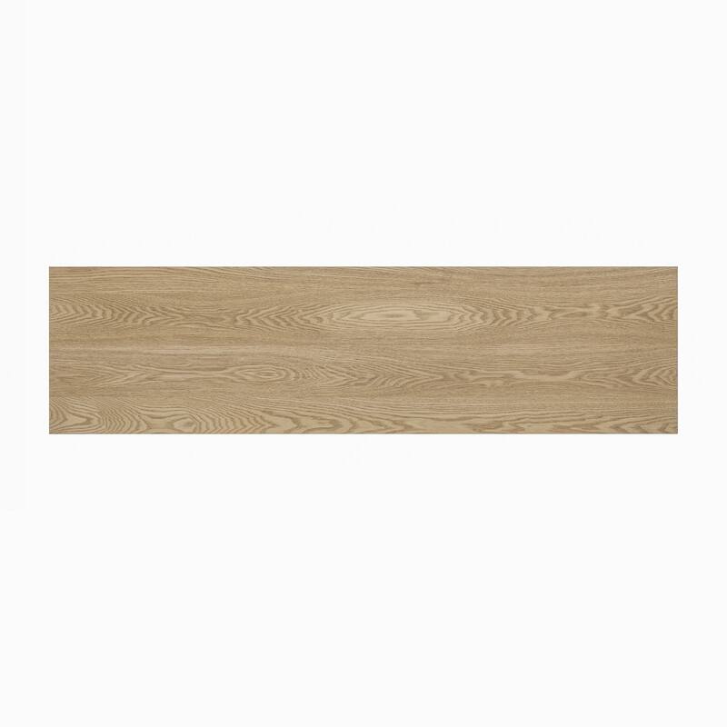 Modern and Curved Design Ash Veneer Console Table with Shelf,Suitable for Entryway,Hallway Living Room,Foyer