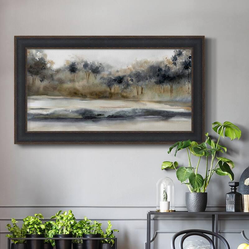 Silent River Premium Framed Canvas- Ready to Hang