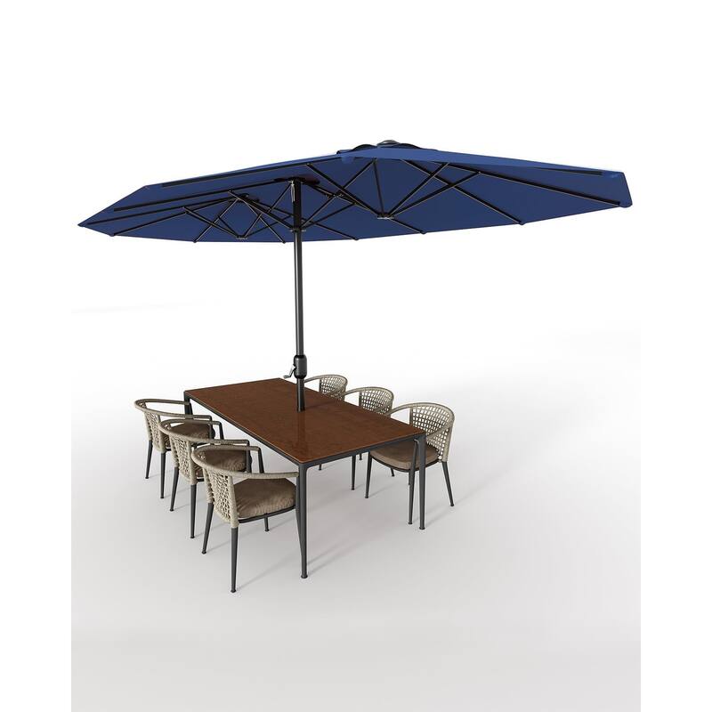 Coromose 13ft Large Patio Umbrella, for Pool Deck Garden Backyard