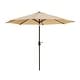 preview thumbnail 26 of 69, Lopes 9-foot Patio Umbrella with Bronze Finish Base Weight Stand Included