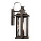 preview thumbnail 2 of 6, Kichler Lighting Linford 17-in 1-Light Olde Bronze Outdoor Wall Light