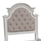 preview thumbnail 10 of 22, Magnolia Manor Antique White Upholstered Bed