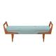 Versatile Entryway Bench Wood Finished Bench with Solid Wood Frame ...