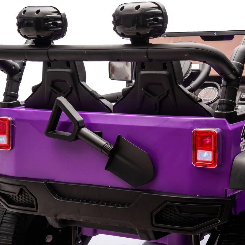 24V Ride-On Truck for Kids with Dual 200W Motors, Remote Control, Bluetooth & LED Lights