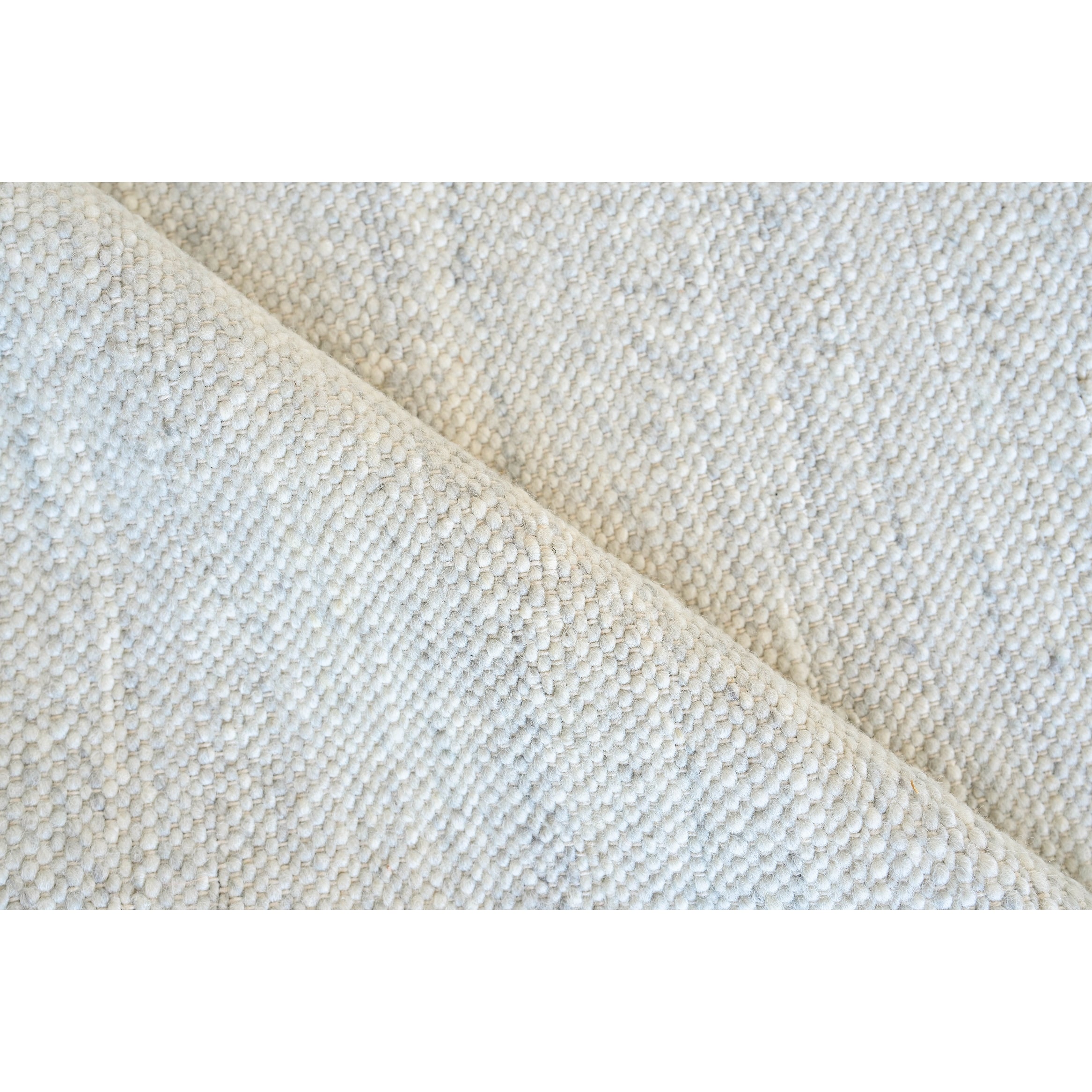 EXQUISITE RUGS Tocayo Flatweave New Zealand Wool Ivory/Light Blue Area