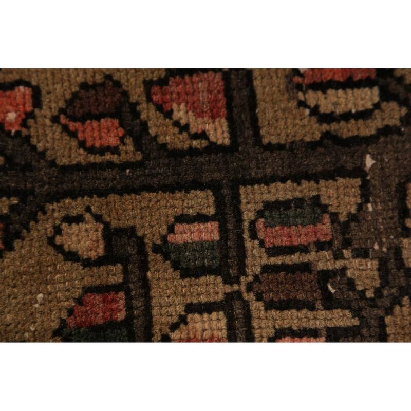 Garden Design Balouch Persian Rug Handmade Wool Carpet - 5'2" x 6'3"
