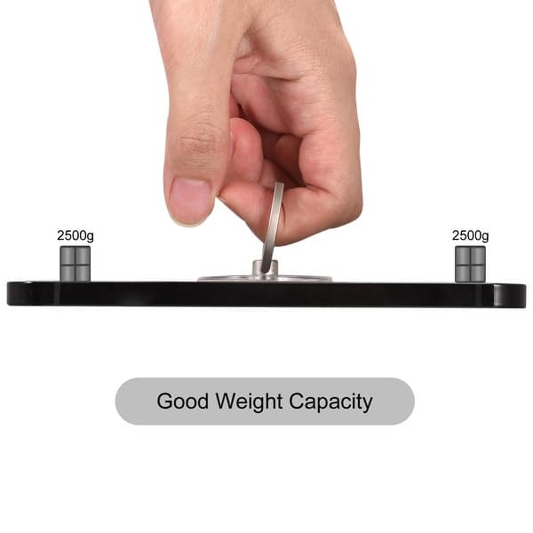 Clear Phone Ring Holders, Diamond Finger Grip Stand (Bear Shape), 2Pcs