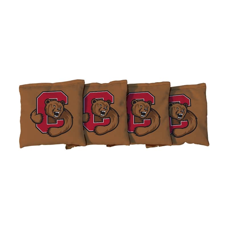 Cornell Big Red Brown Cornhole Bags - Corn Filled