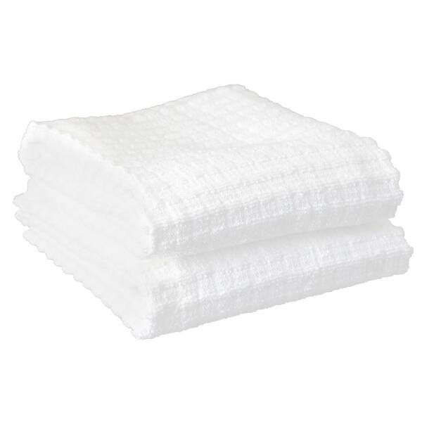 Royale Solid White Cotton Kitchen Towels (Set of 2) Bed Bath & Beyond