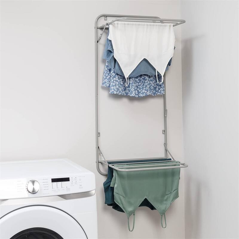 Over The Door Two-Tier Drying Rack - Space Saver
