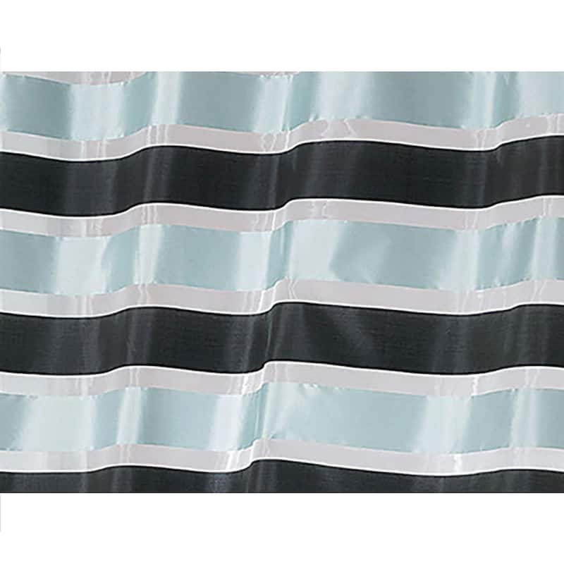 Striped Sheer Extra Wide Window Curtain Panel - Light-Filtering Drape for Modern Home Decor