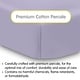preview thumbnail 16 of 33, BreathableBaby Cotton Percale Fitted Sheet, For 52" x 28"/132 x 71 cm Crib & Toddler Bed Mattress, Solids (2-Pack)