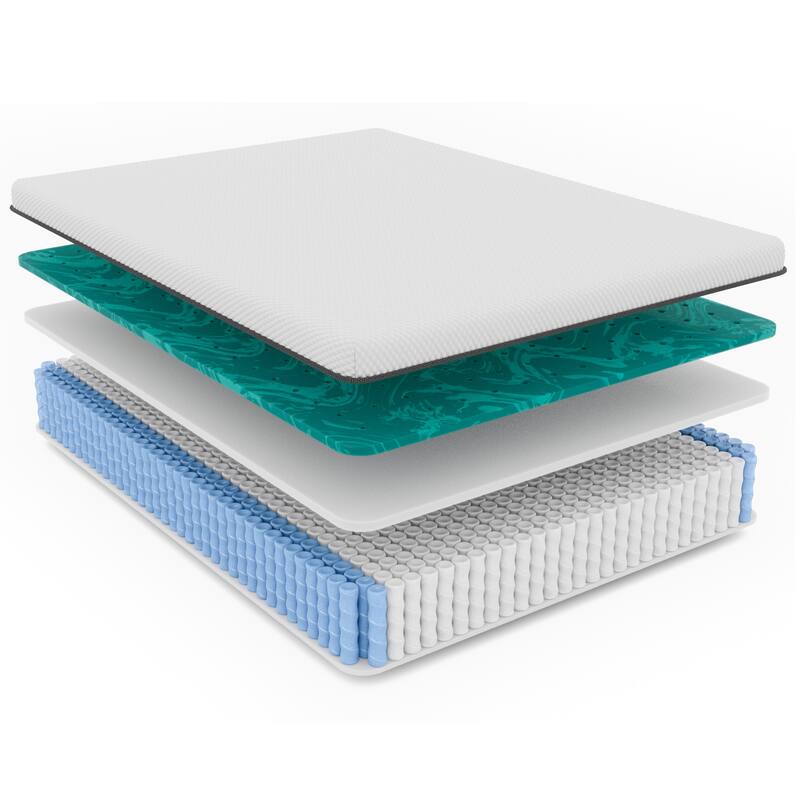 Landon Hybrid Copper Memory Foam Mattress, CertiPUR-US, Twin XL