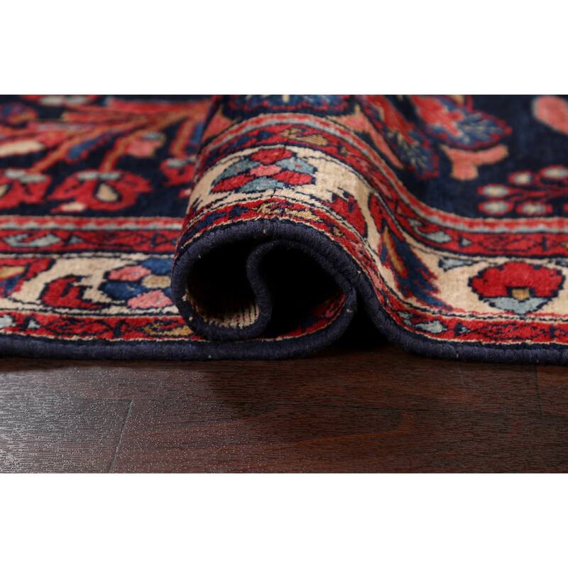 Antique Vegetable Dye Lilian Persian Area Rug Hand-knotted Wool Carpet - 4'4" x 8'4"