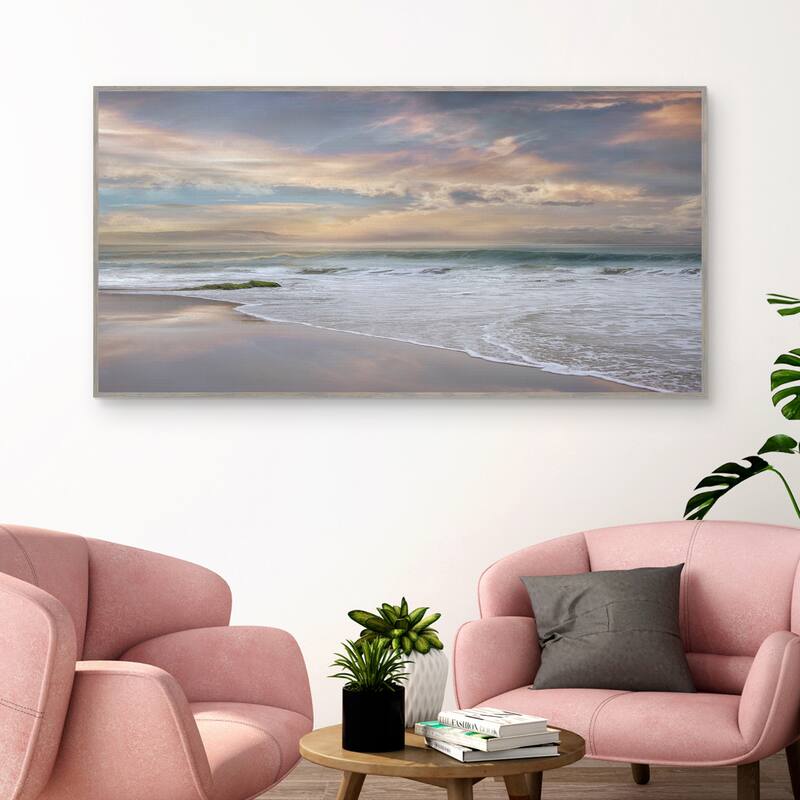 Soft Twilight by Mike Calascibetta Framed Canvas Art Print
