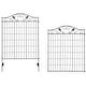 Outsunny Garden Decorative Fence 4 Panels 44in x 12ft Steel Wire Border Edging for Landscaping - Image 7