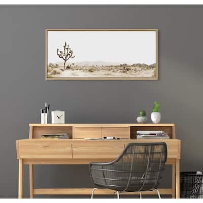 Kate and Laurel Sylvie Joshua Tree Framed Canvas by Amy Peterson