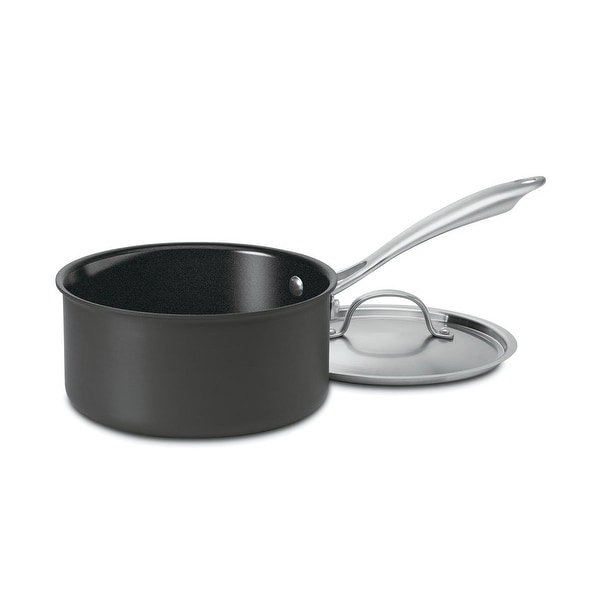 Cuisinart GG192-18 Green Gourmet Hard-Anodized Nonstick 2-Quart Saucepan with Cover. Opens flyout.
