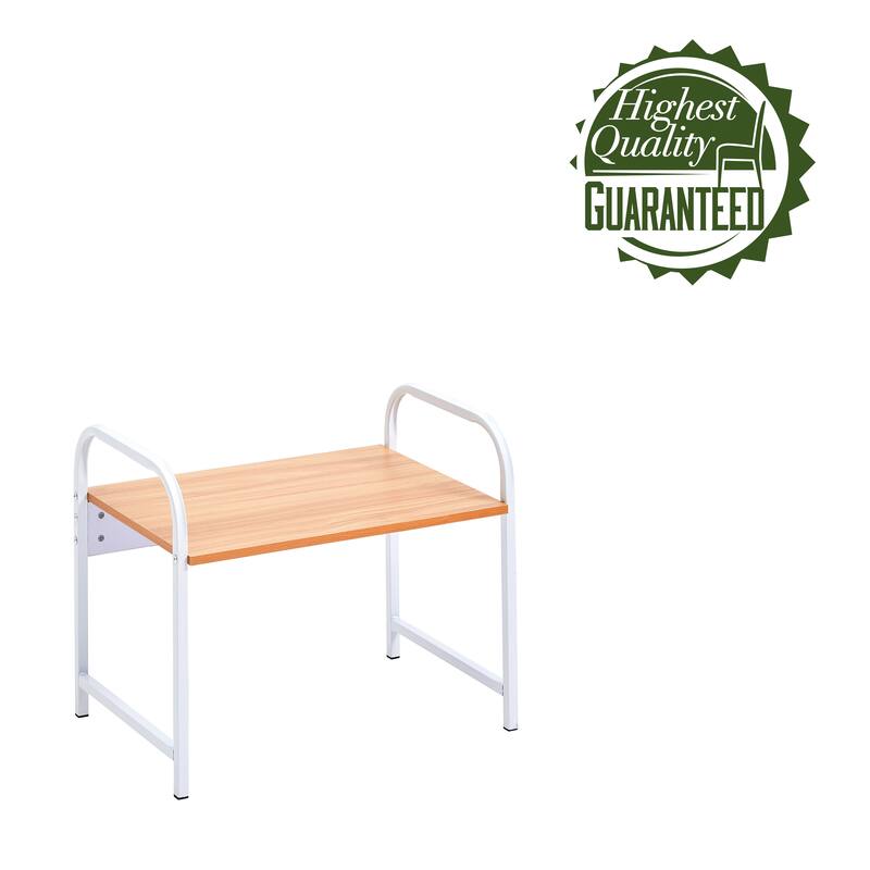 Porthos Home 1-tier Wesson Corner Shelf For Countertops, Wood And Iron