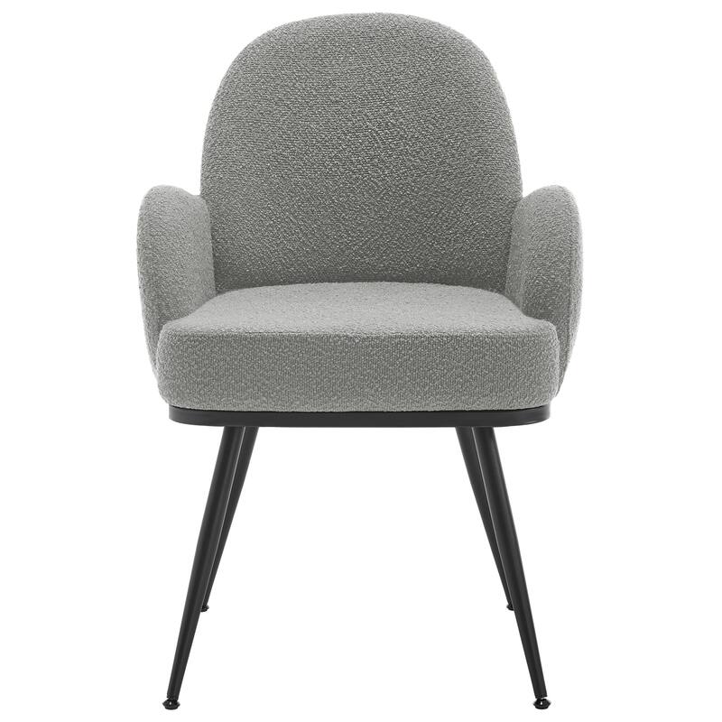 Fabric Upholstered Dining Chairs Set of 2/4 with Arms - 34.8"H x 23.2"W x 22.8"D